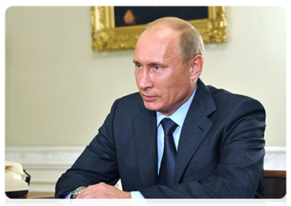 Председатель Правительства Российской Федерации В.В.Путин провёл рабочую встречу с губернатором Санкт-Петербурга Г.С.Полтавченко