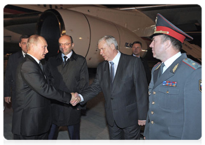 Prime Minister Vladimir Putin has arrived on a working visit to the Urals Federal District