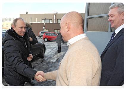 Председатель Правительства Российской Федерации В.В.Путин посетил пункт технического осмотра автотранспортных средств в столичном районе Строгино