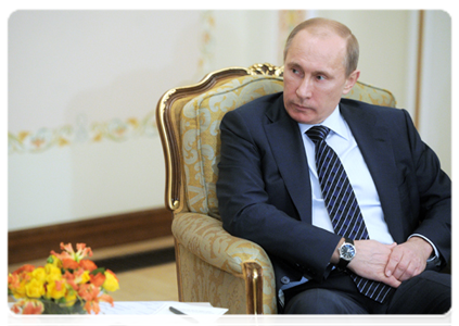 Председатель Правительства Российской Федерации В.В.Путин встретился с Президентом Финляндии Т.Халонен