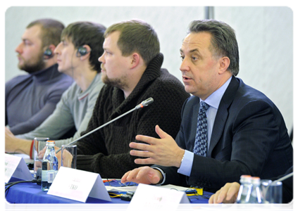 Министр спорта, туризма и молодёжной политики Российской Федерации В.Л.Мутко