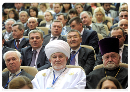 Participants in the Forum of Ethnic Groups of Southern Russia