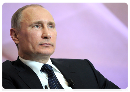 Председатель Правительства Российской Федерации В.В.Путин принял участие в Форуме народов Юга России