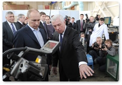 Председатель Правительства Российской Федерации В.В.Путин посетил Институт неразрушающего контроля Томского политехнического университета