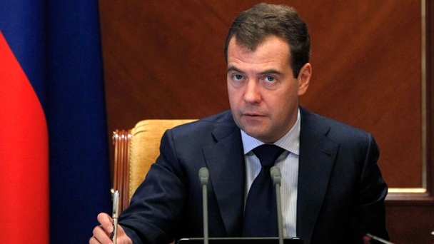 Prime Minister Dmitry Medvedev chairs a meeting on housing construction