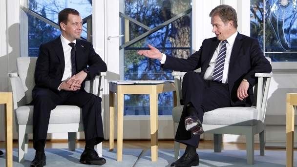 Meeting with Finnish President Sauli Niinistö