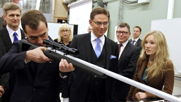 Dmitry Medvedev at Aalto University