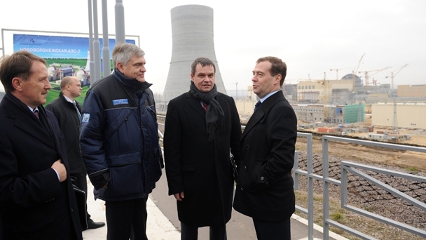 Inspection of the Novovoronezh Nuclear Power Station II construction site