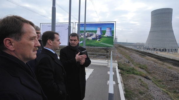 Inspection of the Novovoronezh Nuclear Power Station II construction site
