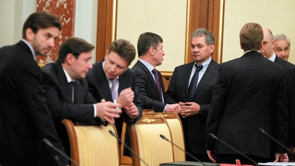 Перед заседанием Правительства Российской Федерации