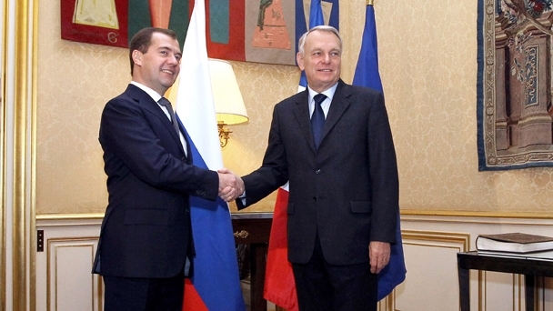 Meeting with French Prime Minister Jean-Marc Ayrault