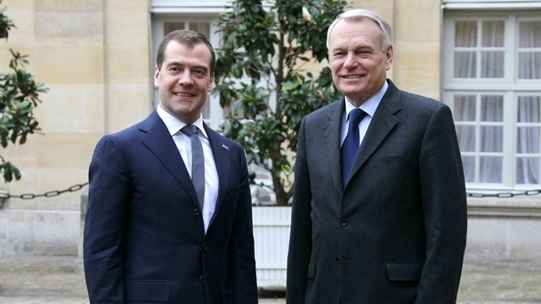 Meeting with French Prime Minister Jean-Marc Ayrault