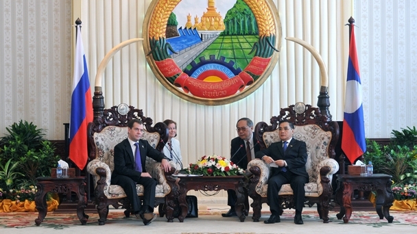 Встреча с Премьер-министром Лаоса Тхонгсингом Тхаммавонгом