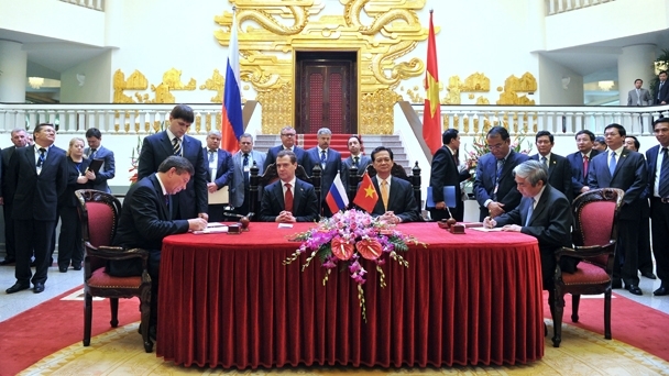 По итогам российско-вьетнамских переговоров подписан ряд документов