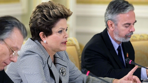 Meeting with Brazilian President Dilma Rousseff