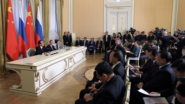 Заявления для прессы по итогам российско-китайских межправительственных переговоров