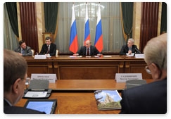 Председатель Правительства Российской Федерации В.В.Путин встретился с ректорами российских вузов