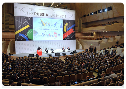 Председатель Правительства Российской Федерации В.В.Путин принял участие в инвестиционном форуме «Россия-2012»