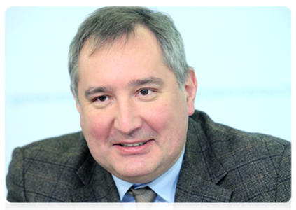 Deputy Prime Minister Dmitry Rogozin at the meeting on government policy on defence industry development to 2020 and beyond