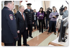 Председатель Правительства Российской Федерации В.В.Путин посетил Барнаульский юридический институт МВД Российской Федерации