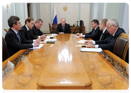 Председатель Правительства Российской Федерации В.В.Путин провёл совещание по вопросам военно-технического сотрудничества