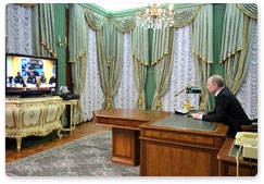 Председатель Правительства Российской Федерации В.В.Путин в режиме видеоконференции провёл совещание, посвящённое ликвидации последствий обрушения подъезда жилого дома в Астрахани