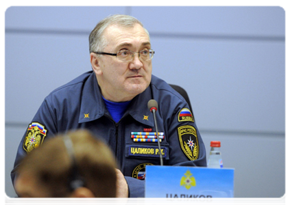 First Deputy Minister for Civil Defence, Emergencies and Disaster Relief Ruslan Tsalikov