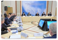 Председатель Правительства Российской Федерации В.В.Путин провёл в г. Кириши совещание по вопросу поставок природного газа потребителям на внутренний и внешний рынки