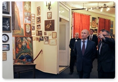 Председатель Правительства Российской Федерации В.В.Путин посетил театр «Русская антреприза» имени Андрея Миронова
