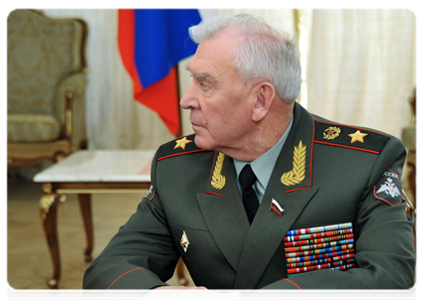Chairman of the Council of the National Public Organisation of Russian Armed Forces Veterans Mikhail Moiseyev