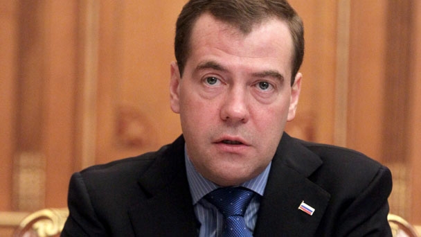 Prime Minister Dmitry Medvedev chairs a meeting on implementing the Presidential Executive Orders