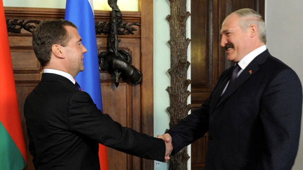 Председатель Правительства Российской Федерации Д.А.Медведев встретился с Президентом Белоруссии А.Г.Лукашенко