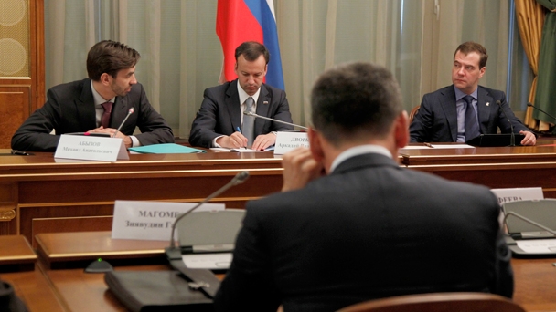 На заседании инициативной группы по формированию экспертного совета при Правительстве Российской Федерации