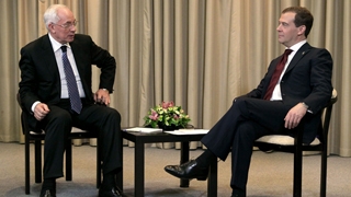 Председатель Правительства Российской Федерации Д.А.Медведев провёл встречу с Премьер-министром Украины Н.Я.Азаровым