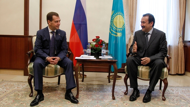 Председатель Правительства Российской Федерации Д.А.Медведев встретился с Премьер-министром Казахстана К.К.Масимовым