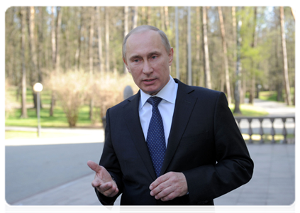 По завершении заседания наблюдательного совета АСИ Председатель Правительства Российской Федерации В.В.Путин ответил на вопросы журналистов