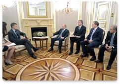 Председатель Правительства Российской Федерации В.В.Путин встретился с главой норвежской компании «Статойл АСА» Х.Лундом