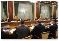 Председатель Правительства Российской Федерации  В.В.Путин провёл заседание Координационного совета по делам ветеранов при Правительстве Российской Федерации