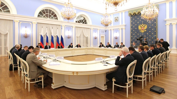 Председатель Правительства Российской Федерации Д.А.Медведев провёл совещание с участием представителей экспертного сообщества по вопросам состояния конкуренции в Российской Федерации