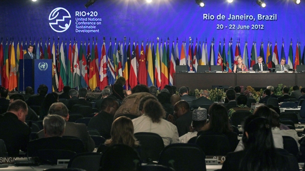 Председатель Правительства Российской Федерации Д.А.Медведев выступил на третьей сессии пленарного заседания Конференции ООН по устойчивому развитию «Рио+20»