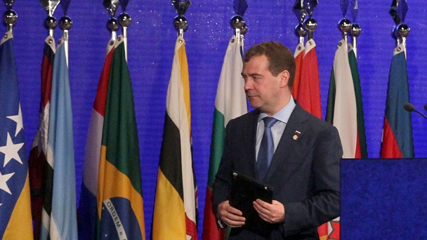 Prime Minister Dmitry Medvedev at the third session of the plenary meeting of the UN Conference on Sustainable Development - Rio+20
