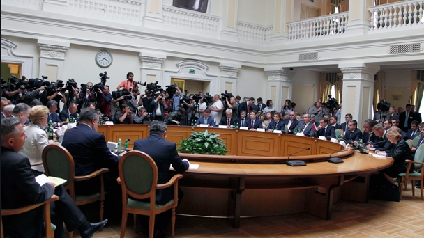 Председатель Правительства Российской Федерации Д.А.Медведев принял участие в заседании Комитета по вопросам экономического сотрудничества Российско-Украинской межгосударственной комиссии