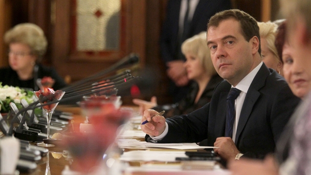 Председатель Правительства Российской Федерации Д.А.Медведев провёл встречу с победителями II Всероссийского конкурса на звание «Лучший работник социального учреждения России»