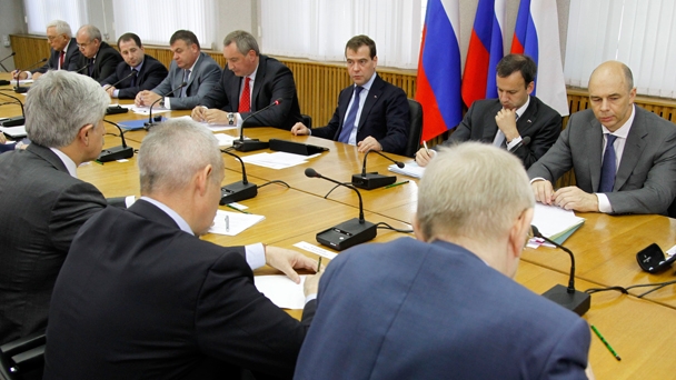 Председатель Правительства Российской Федерации Д.А.Медведев провёл совещание по вопросам стратегической авиации