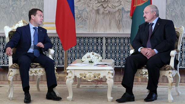 Председатель Правительства Российской Федерации Д.А.Медведев встретился с Президентом Республики Беларусь А.Г.Лукашенко