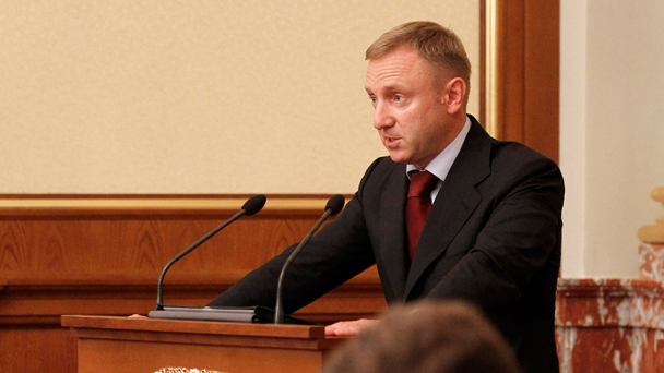 Minister of Education and Science Dmitry Livanov at a meeting of the Government of the Russian Federation