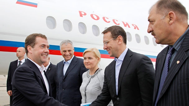 Председатель Правительства Российской Федерации Д.А.Медведев посетил южнокурильский остров Кунашир
