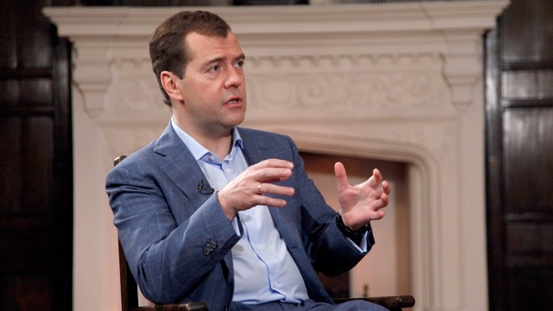 Prime Minister Dmitry Medvedev gave an interview to The Times