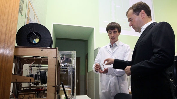 Председатель Правительства Российской Федерации Д.А.Медведев посетил Санкт-Петербургский государственный технологический институт (технический университет)