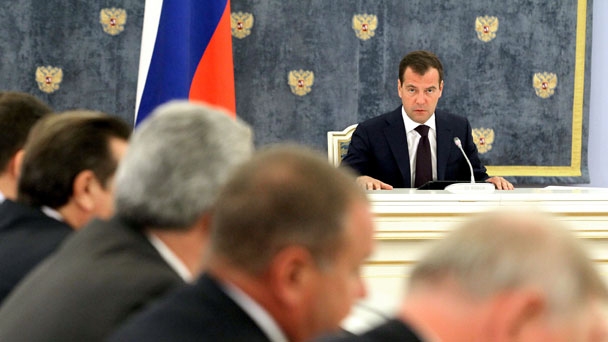Председатель Правительства Д.А.Медведев провёл совещание по вопросу обеспечения качества и надёжности космической техники